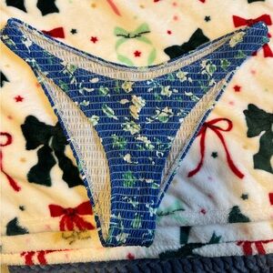 SHEIN floral bathing suit bottoms